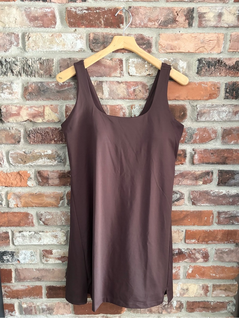 Old Navy Active Brown Powersoft Exercise Mini Dress, L